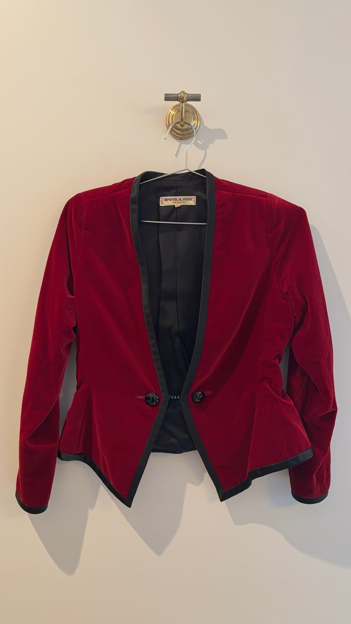 Yves Saint Laurent Velvet Blazer