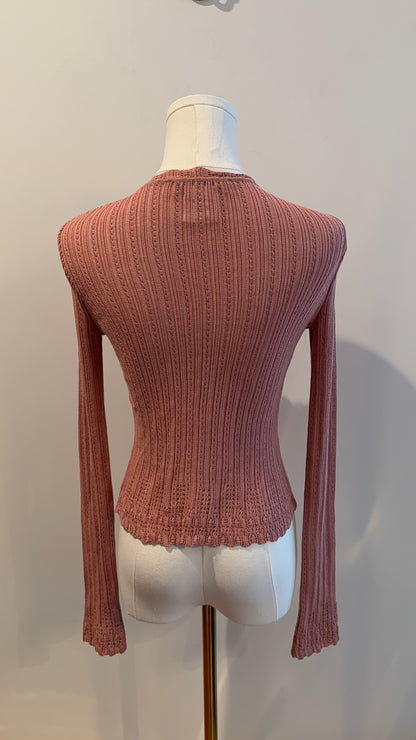 Christian Dior Pointelle Knit Cardigan