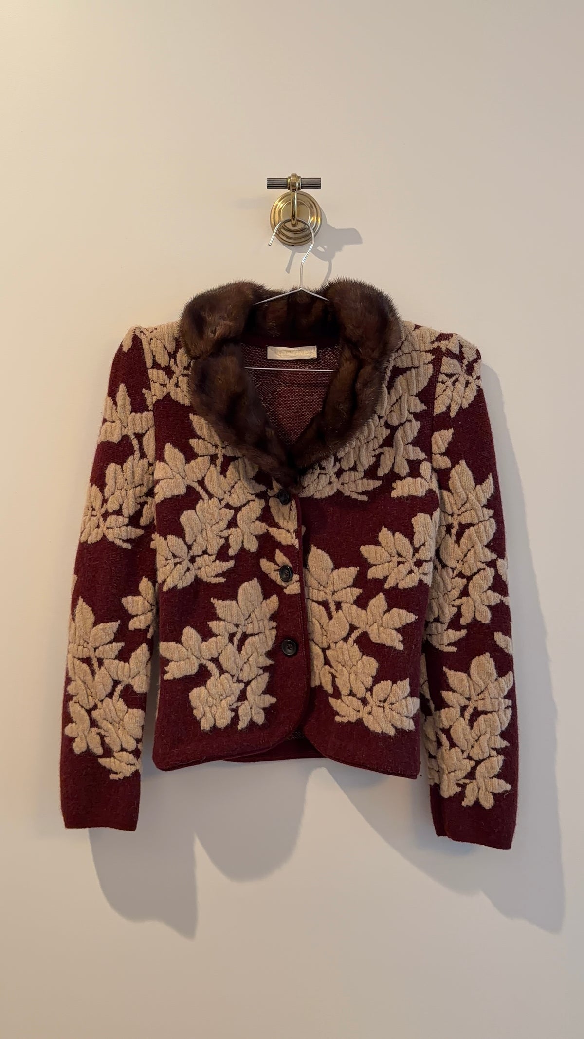 Valentino Floral Knit Jacket