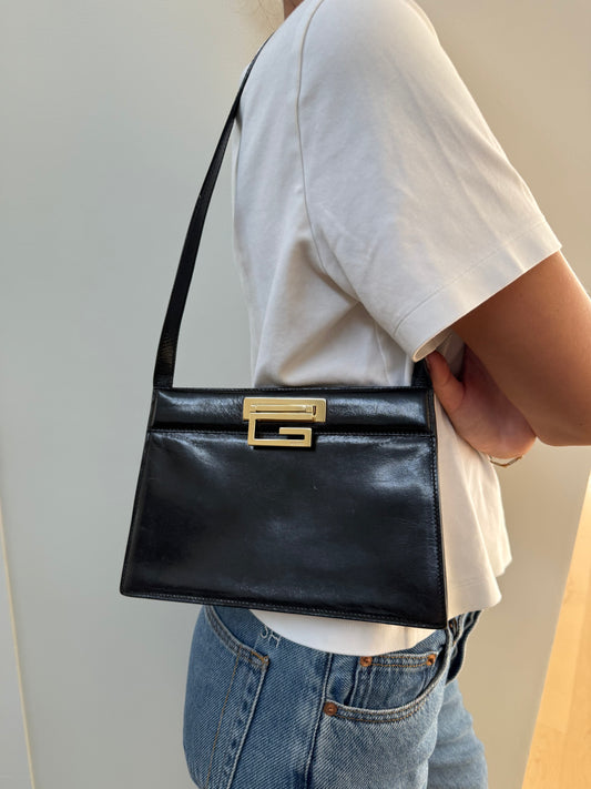 Gucci Black Leather Bag