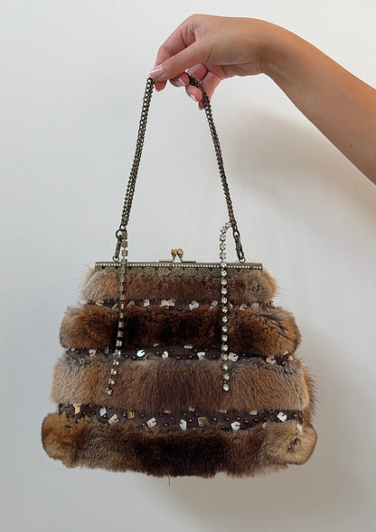 Vintage Fur Bag