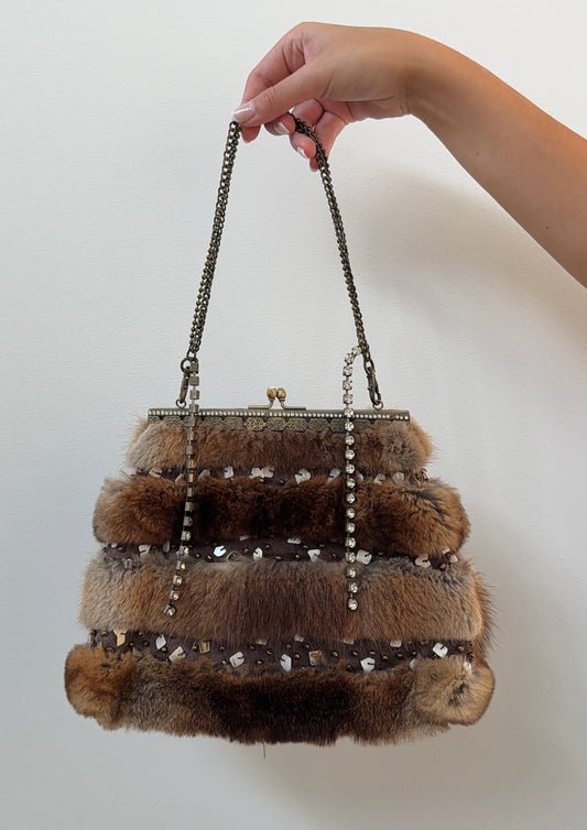Vintage Fur Bag