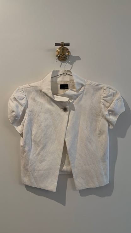 Fendi White Linen Blazer