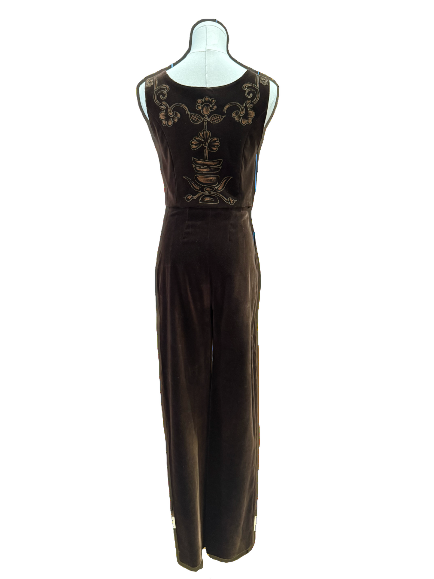 Blumarine Velvet 3-Piece Pantsuit