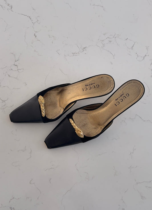 Gucci Leather Mules/Heels