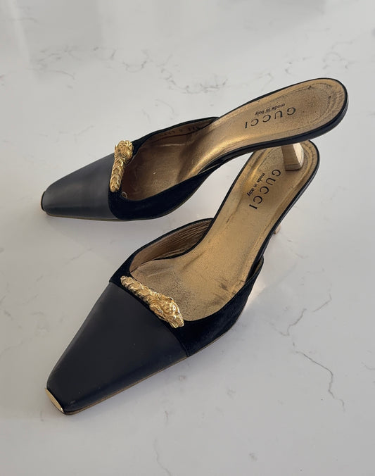 Gucci Leather Mules/Heels
