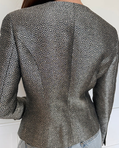 Vintage Chanel Metallic Evening Jacket