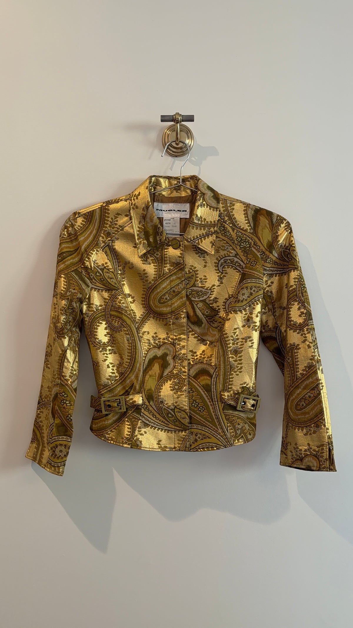 Mugler Paisley Print Jacket
