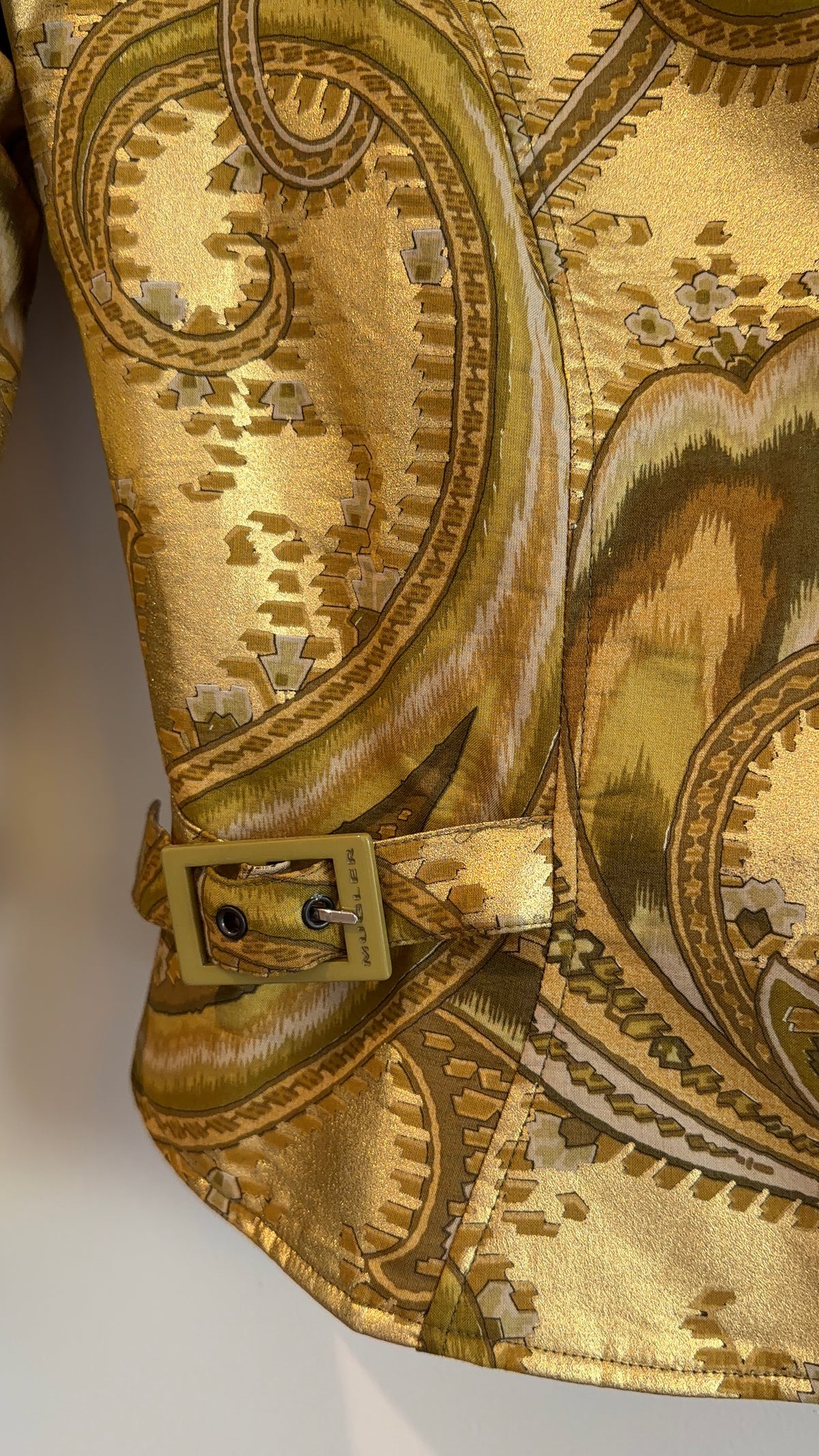 Mugler Paisley Print Jacket