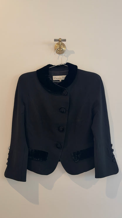 Christian Dior Velvet Trim Jacket