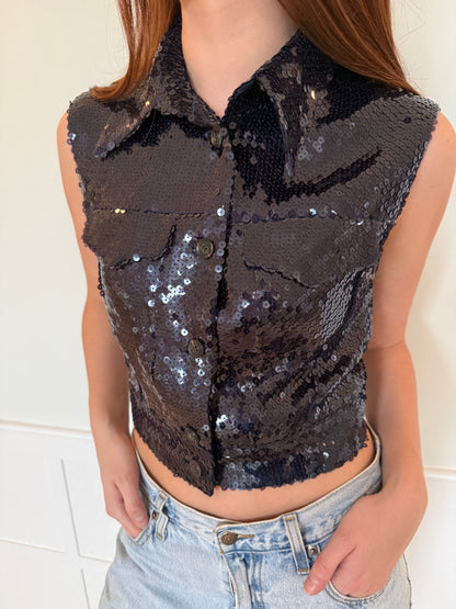 Jil Sander Sequin Vest