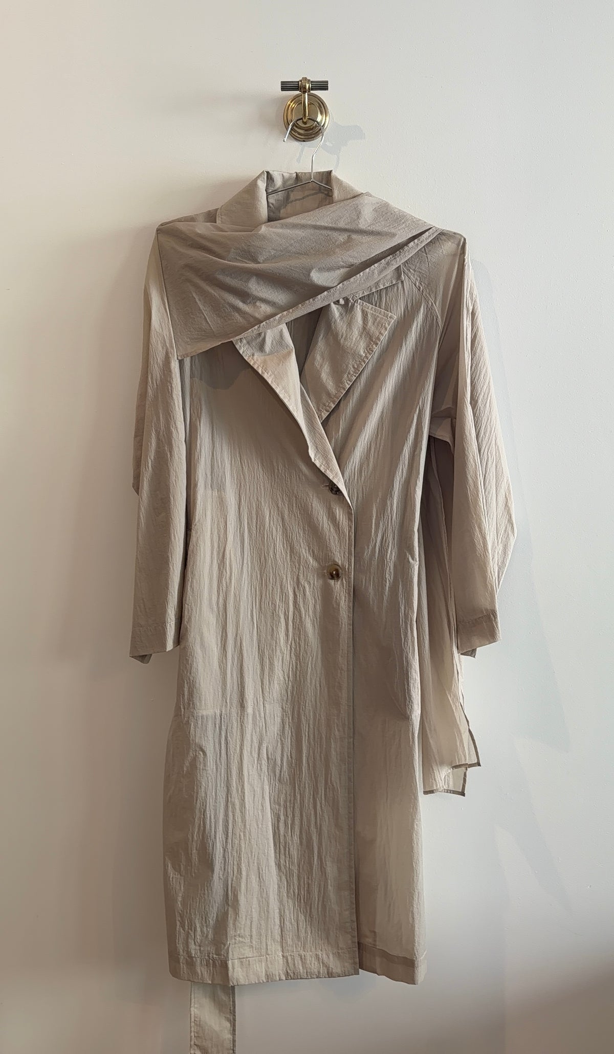 Donna Karan Sheer Trench Coat