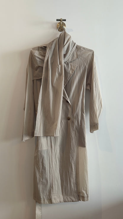 Donna Karan Sheer Trench Coat
