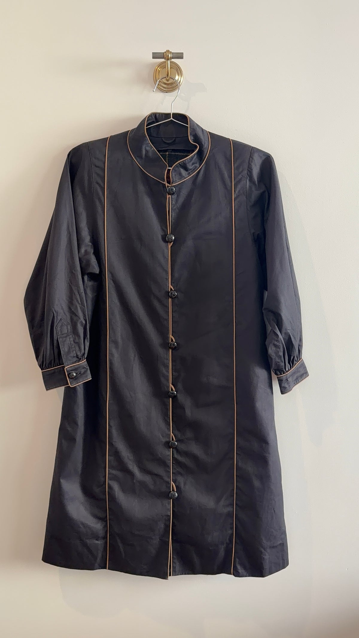 Yves Saint Laurent Mandarin Collar Coat