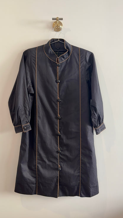 Yves Saint Laurent Mandarin Collar Coat