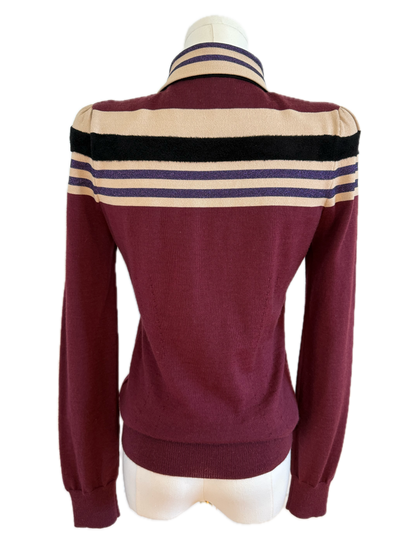 Bottega Veneta Striped Knit Cardigan