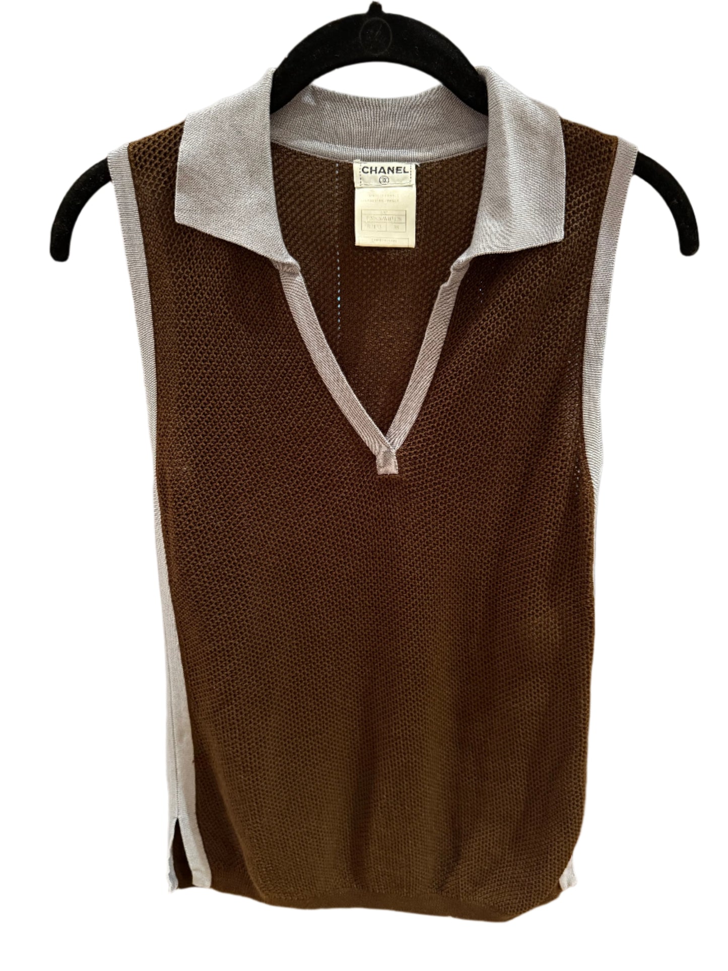 Chanel Open Knit Tank