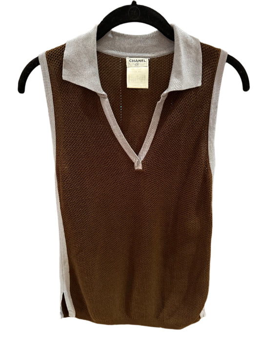 Chanel Open Knit Tank