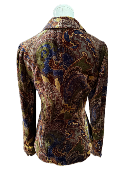 Ralph Lauren Velvet Button Down Jacket