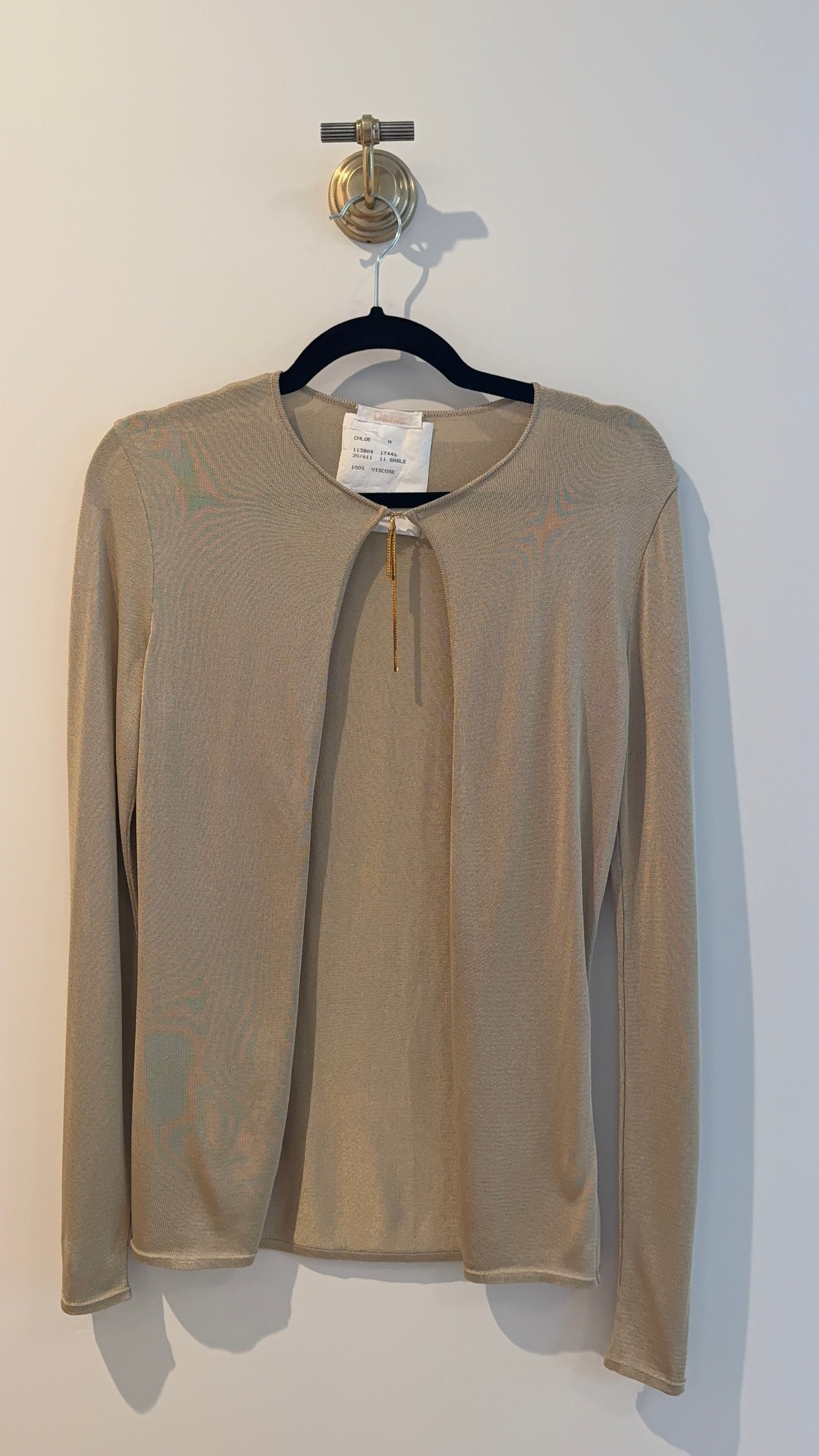 Chloe Gold Knit Top