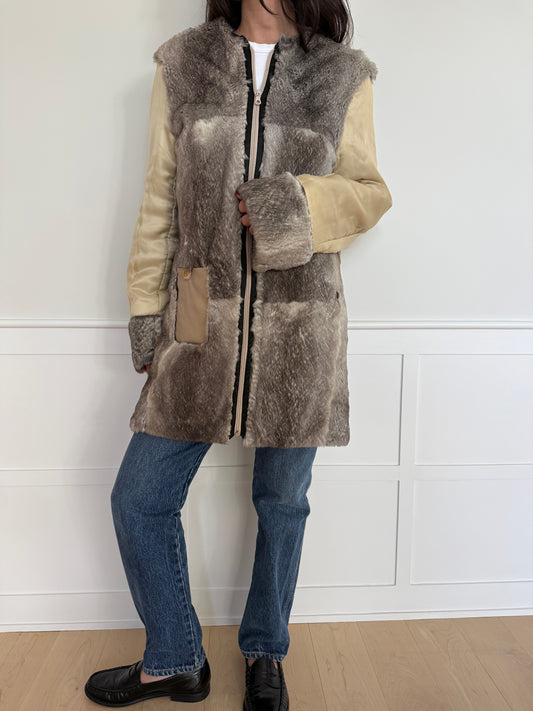 Valentino Trench Coat with Detachable Fur Lining