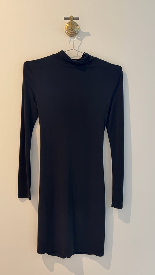 Roberto Cavalli Mock Neck Mini Dress
