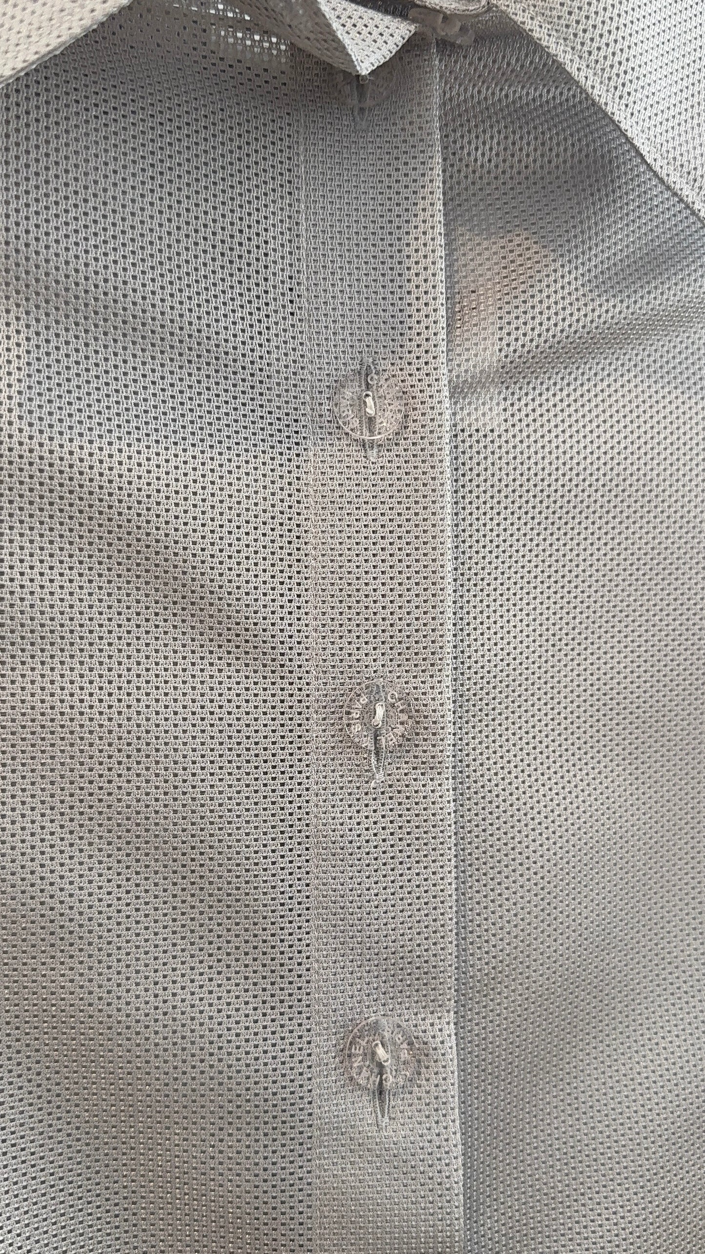 Chanel Perforated Button Down Shirt