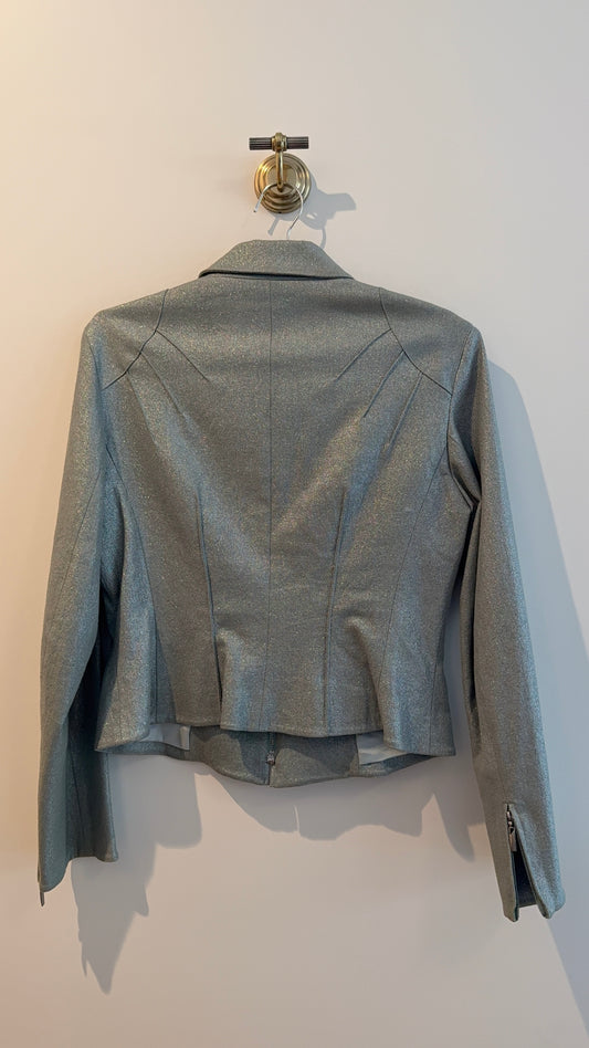 Mugler Green Shimmer Jacket