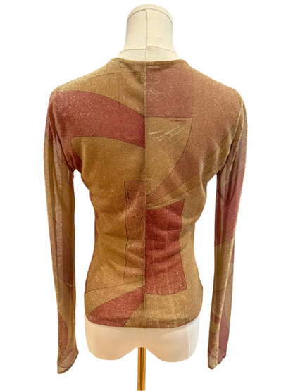 Gucci Metallic Top