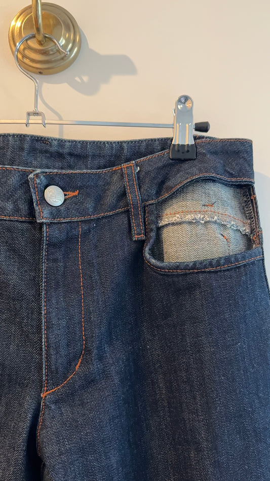 JPG Jeans with Cutout Pockets