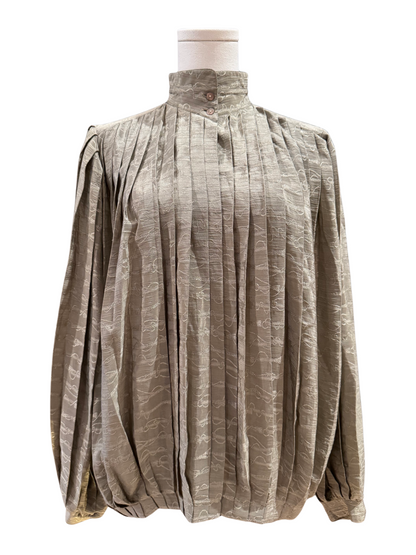 Gucci Pleated Blouse