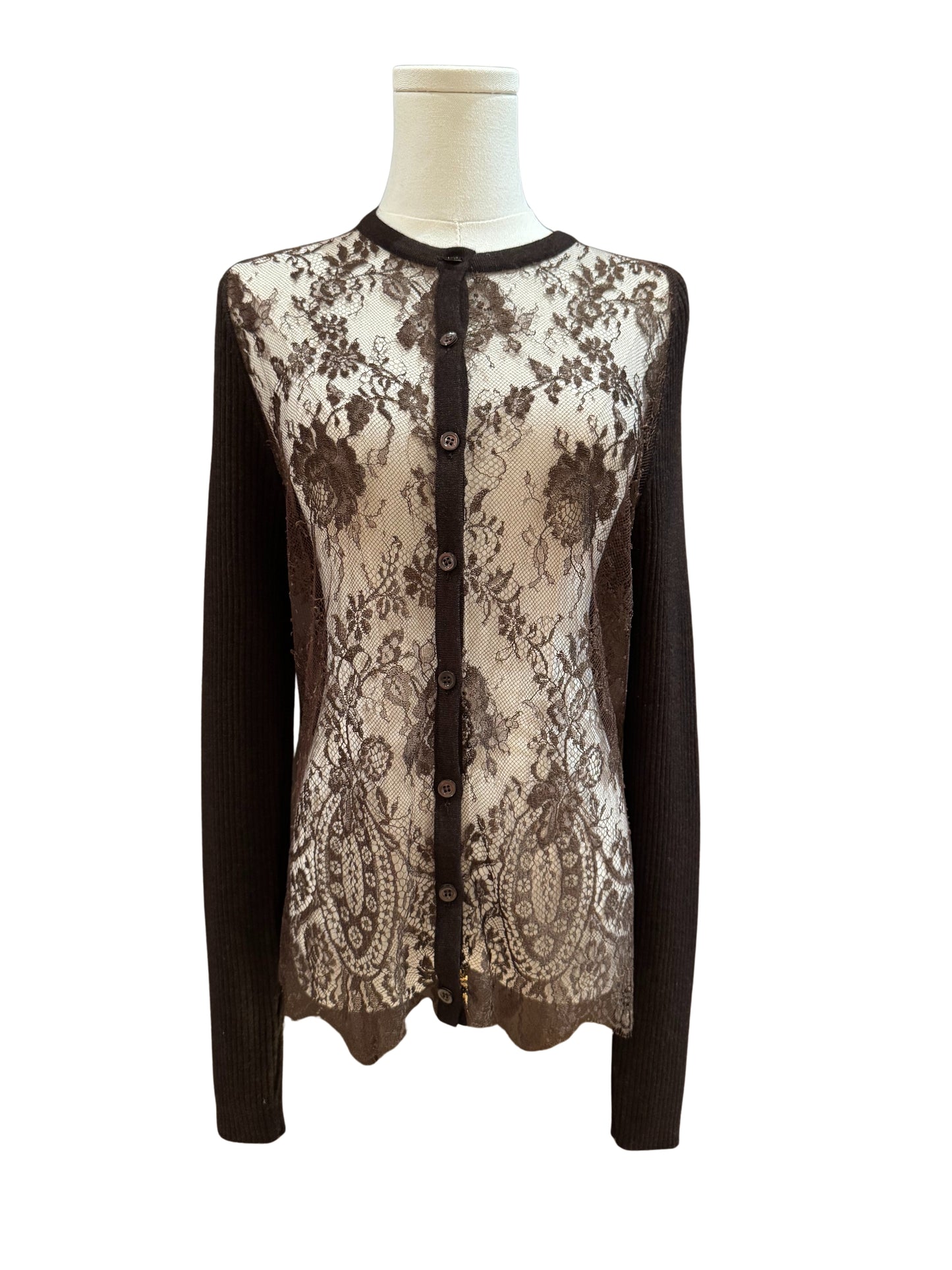 Valentino Lace Cardigan