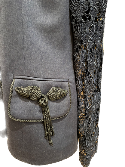 Christian Dior Lace Sleeve Jacket
