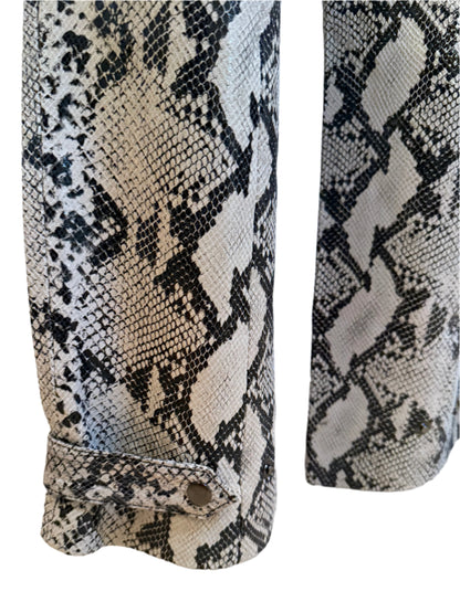 Leather Reptile Trousers