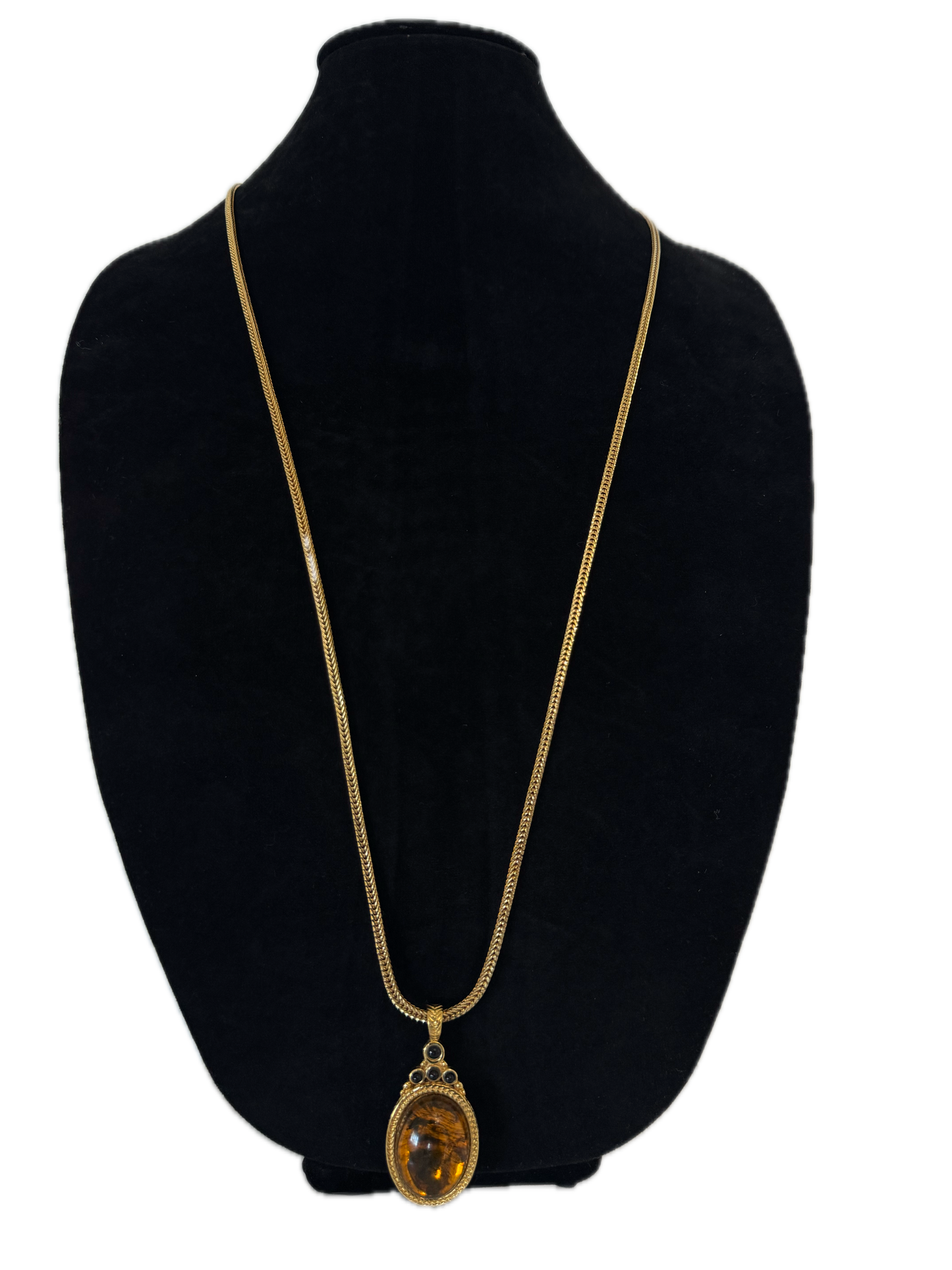 Vintage Necklace - Reversible Pendant