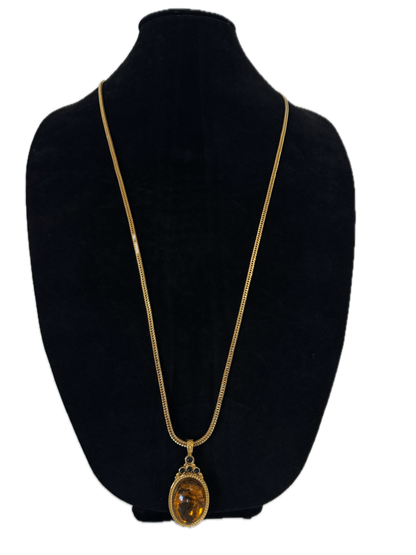 Vintage Necklace - Reversible Pendant