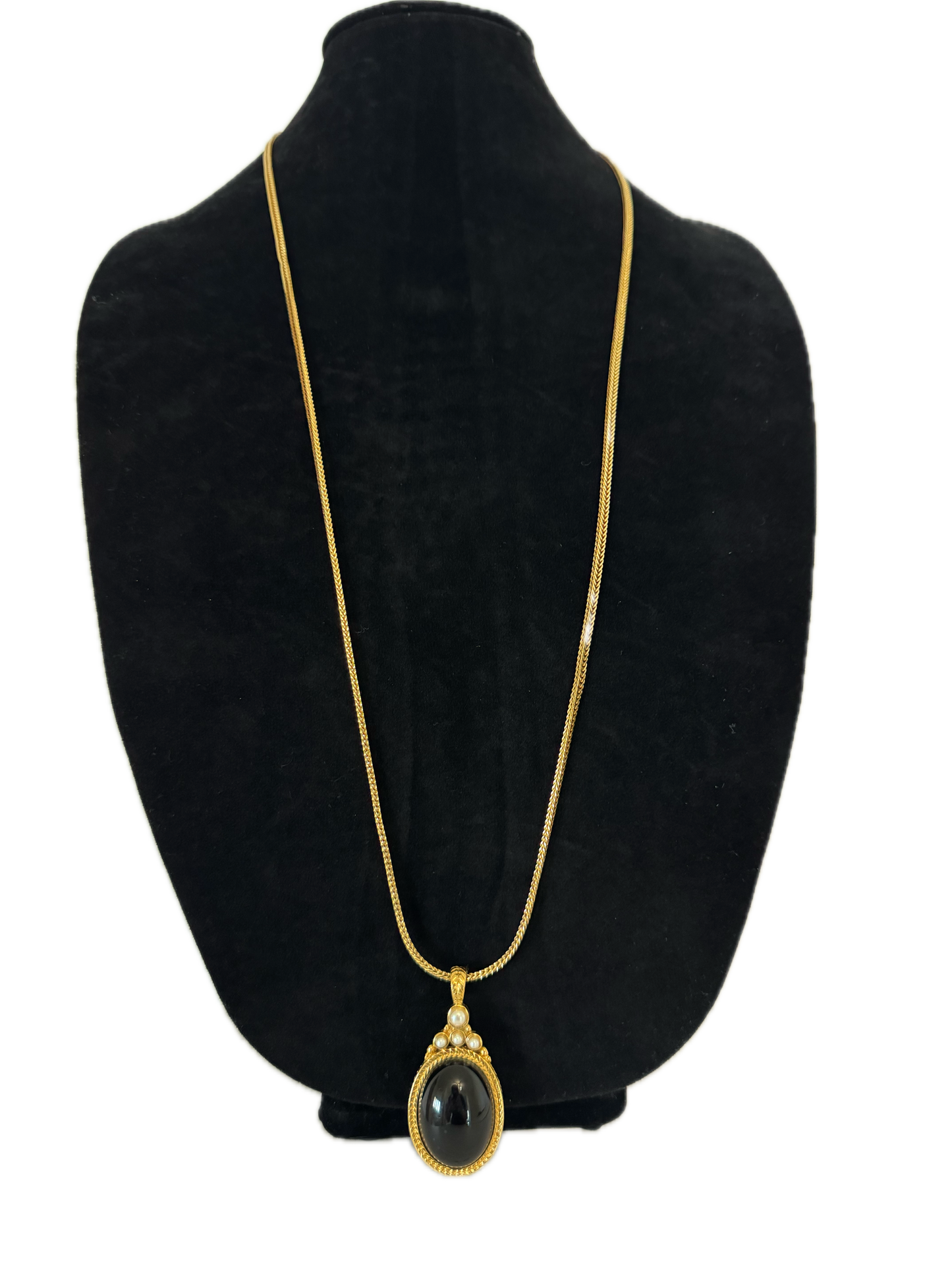 Vintage Necklace - Reversible Pendant