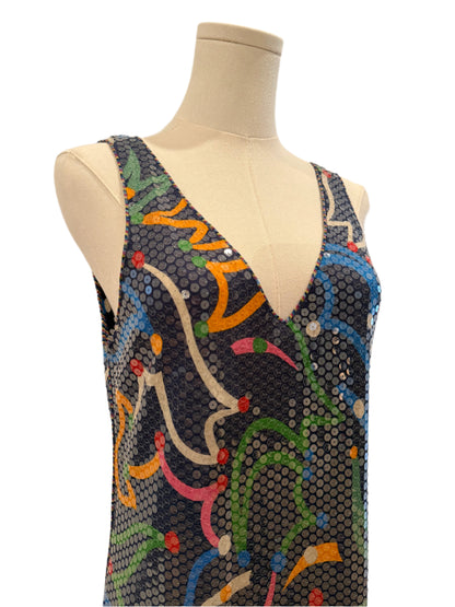 Missoni Sequin Geometric Print Dress