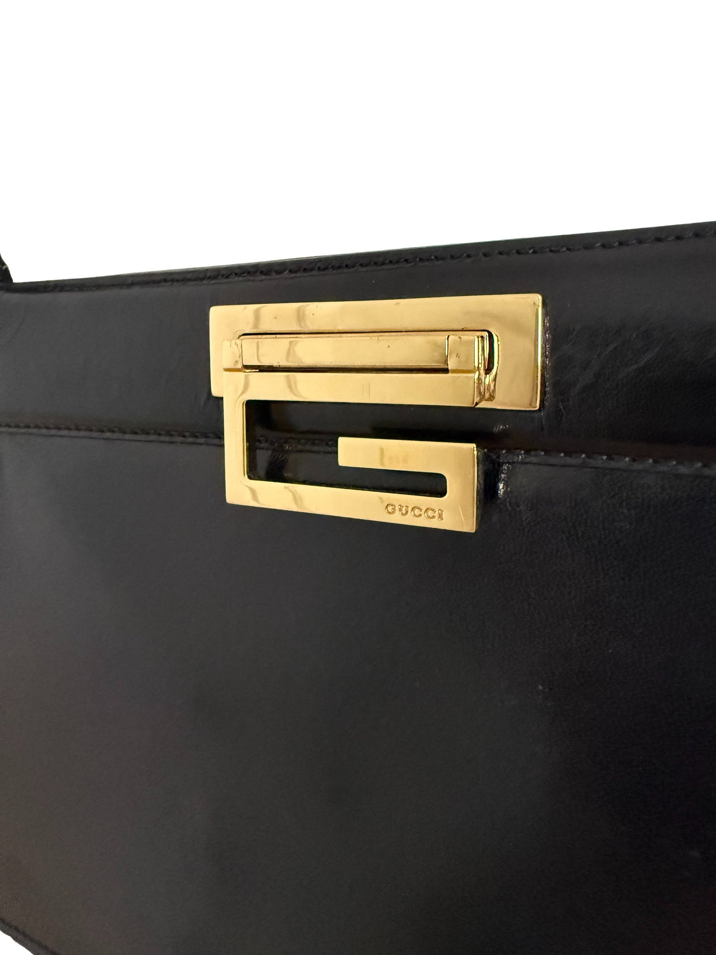 Gucci Black Leather Bag