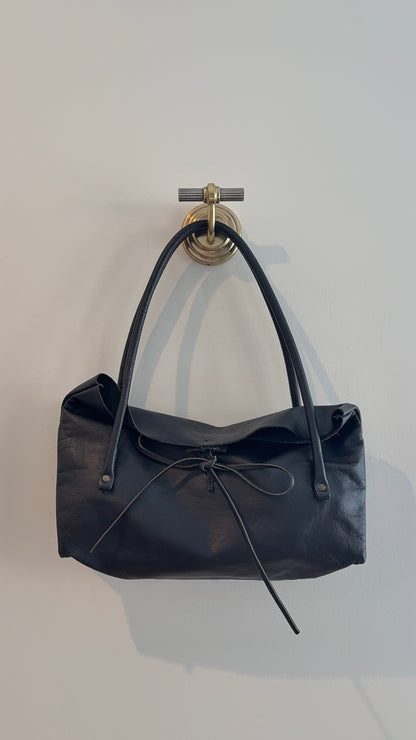 Miu Miu Black Leather Shoulder Bag