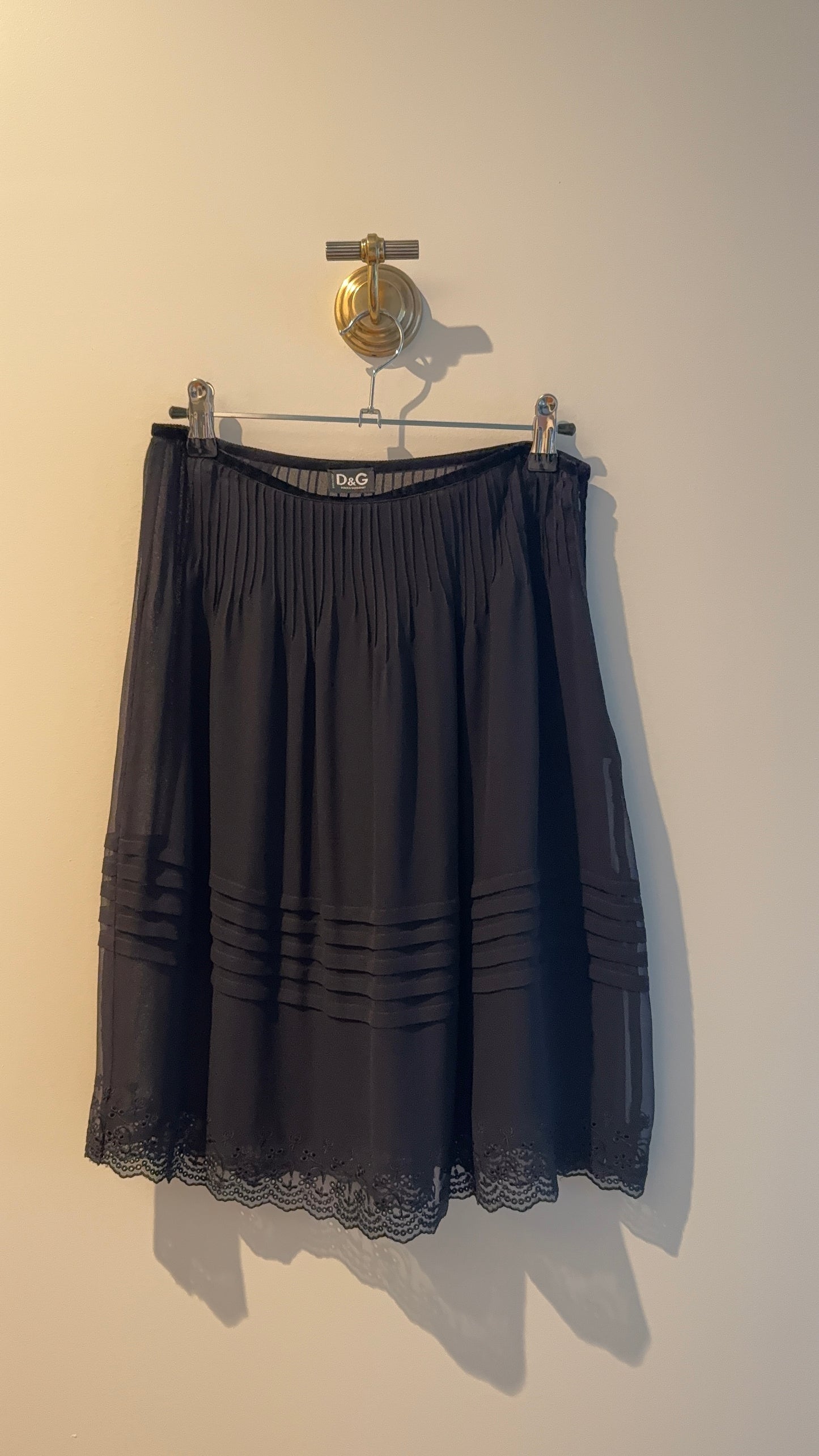 Dolce & Gabbana Sheer Midi Skirt