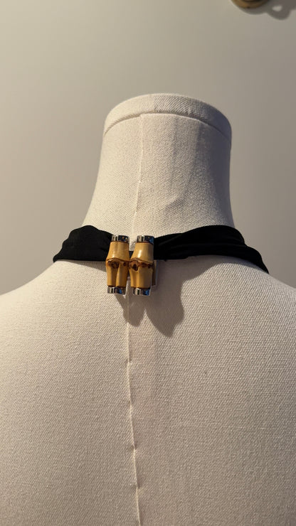 Gucci Belted Halter Dress