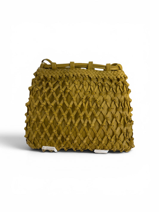 Chanel Yellow Woven Bag