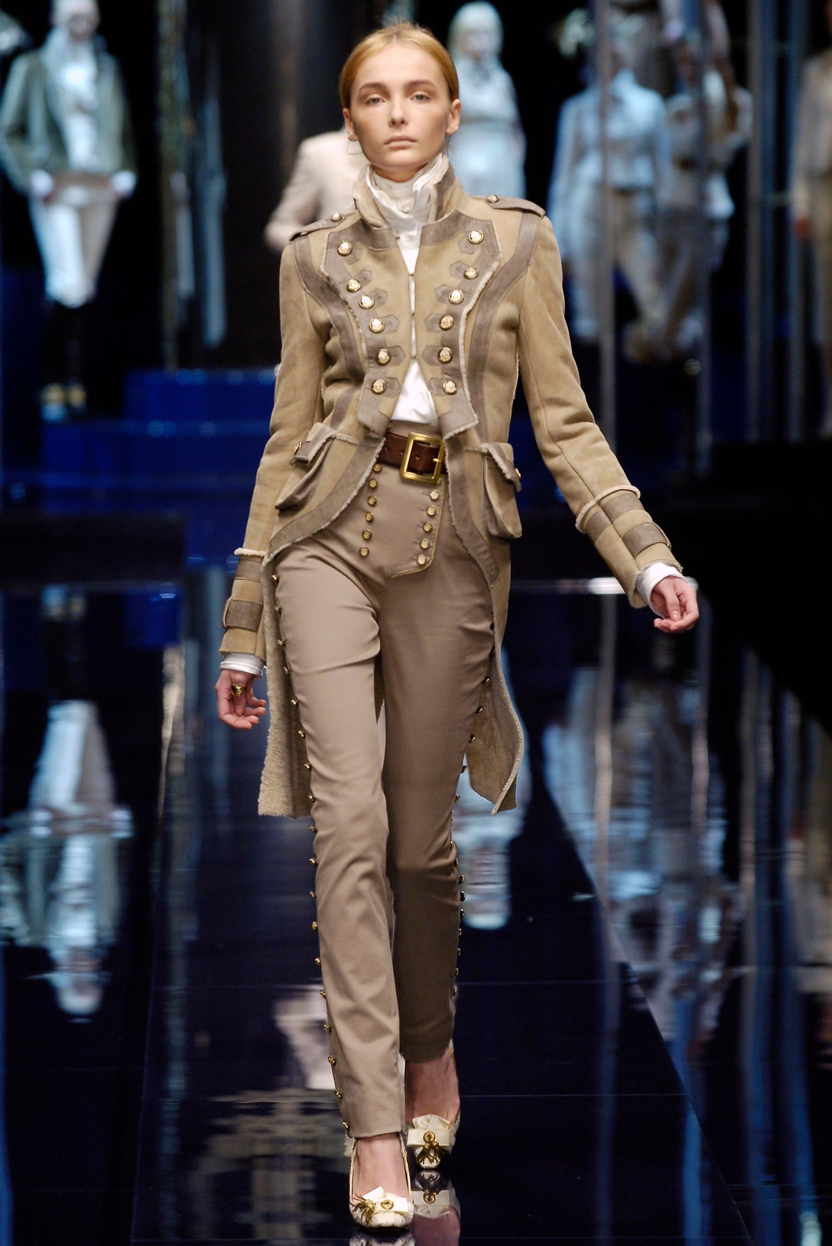 Dolce & Gabbana Shearling Cropped Jacket